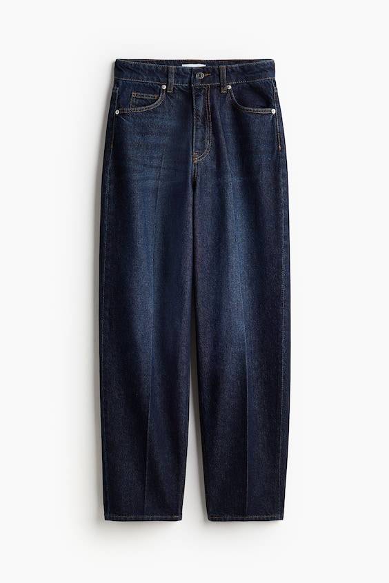 HM Schmal zulaufende Jeans Bügelfalten Fabrikladen