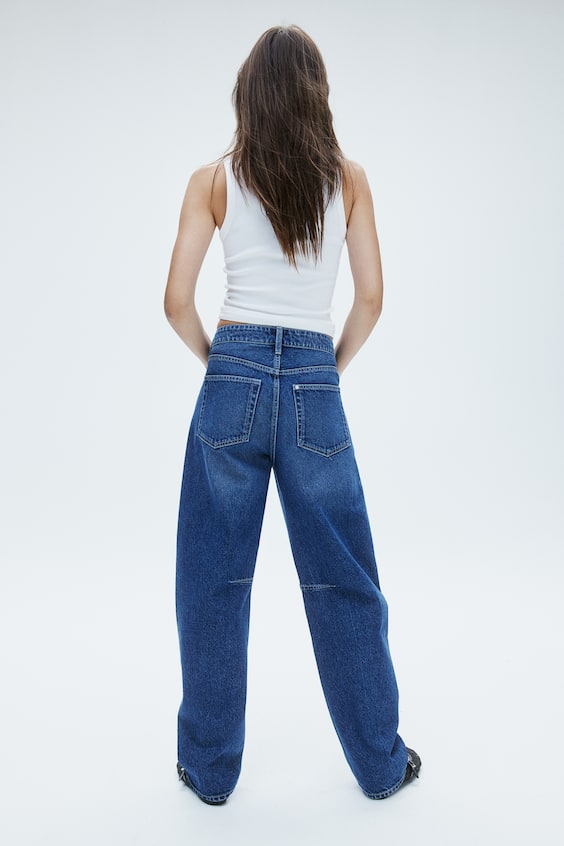 HM Super Barrel Regular Jeans Auslauf