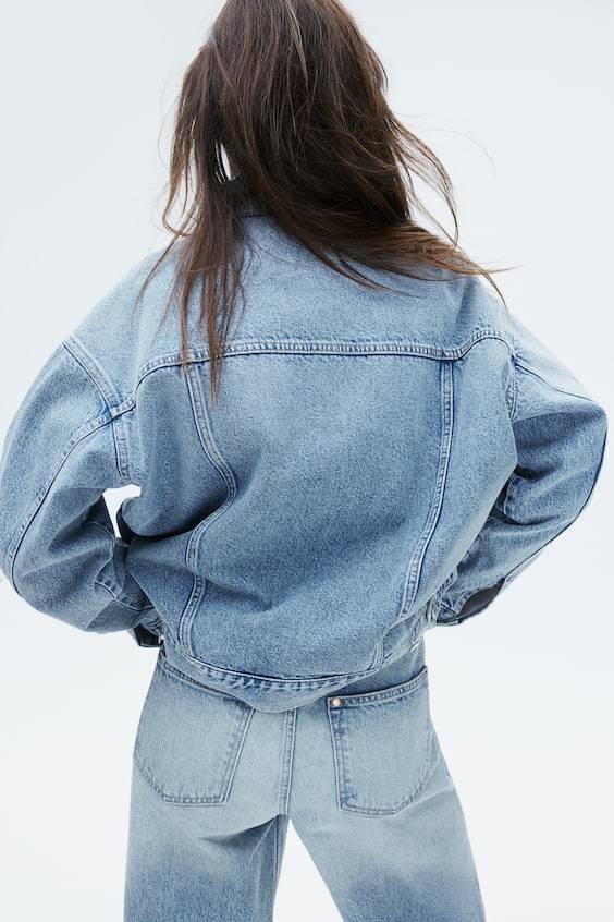 HM Oversized denim jacket Verkauf