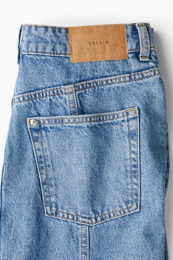 HM Ausgestellter Denimrock Günstiger Verkauf