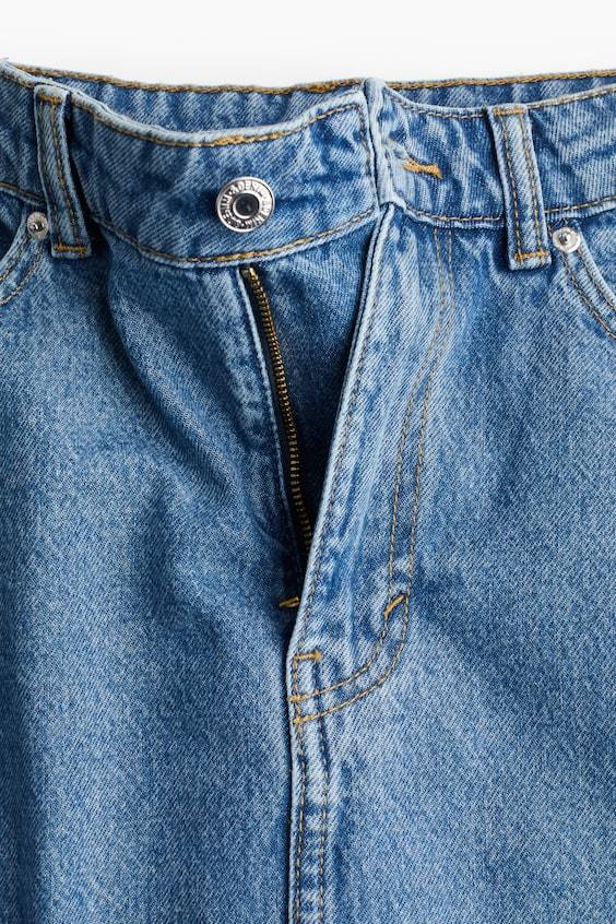 HM Ausgestellter Denimrock Günstiger Verkauf