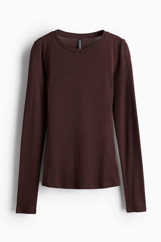 HM Langarmshirt aus Jersey Fabrikverkauf