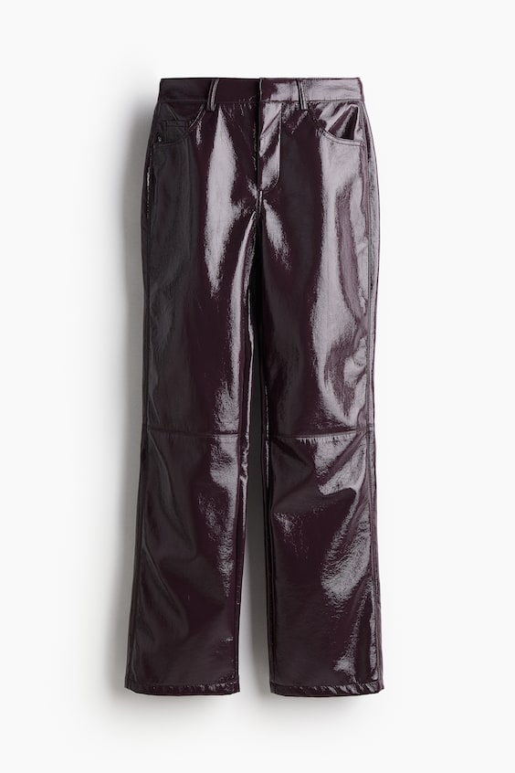 HM Straight coated trousers Meist gekauft