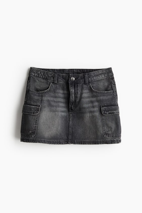 HM Cargo-Minirock aus Denim Fabrikpreis