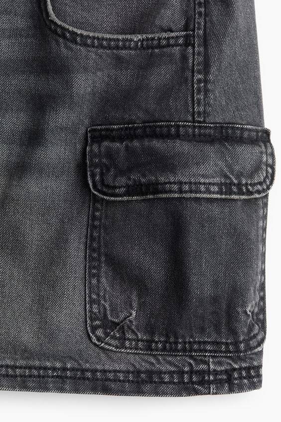 HM Cargo-Minirock aus Denim Fabrikpreis