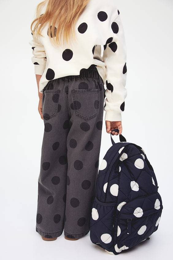 HM Patterned Wide Leg Jeans Vierteljährliche Förderung