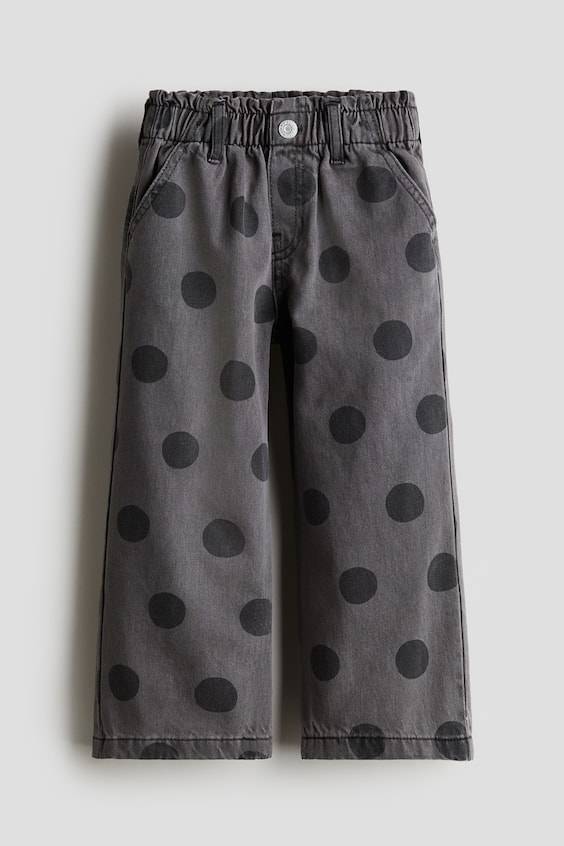 HM Patterned Wide Leg Jeans Vierteljährliche Förderung