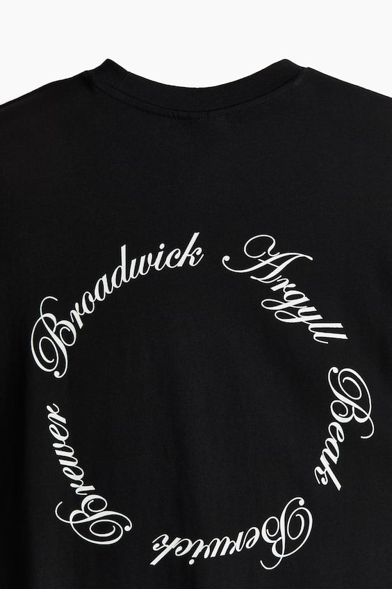 HM Bedrucktes T-Shirt in Loose Fit Sonderangebot