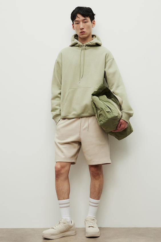 HM Hoodie in Loose Fit Preisnachlass
