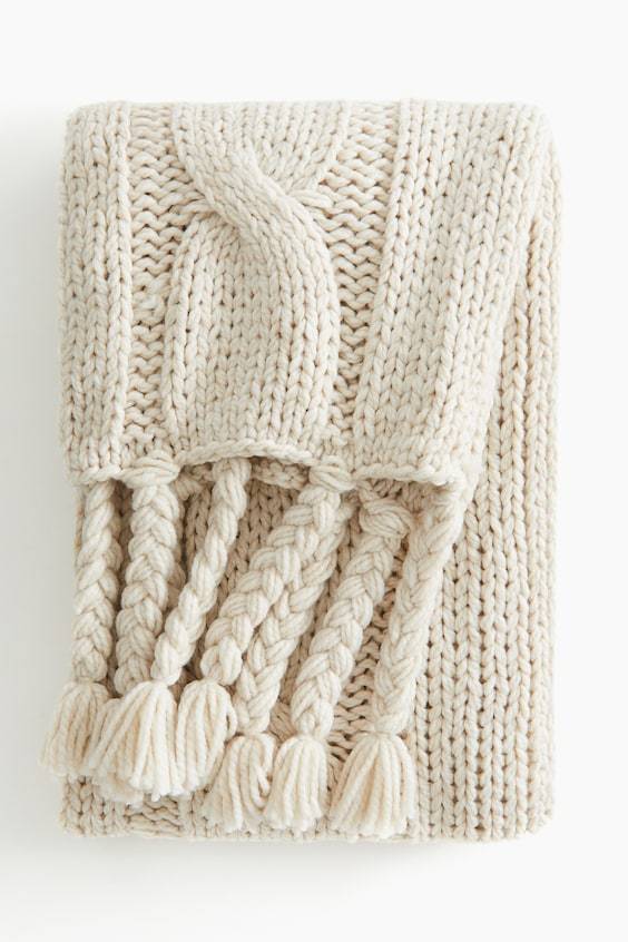 HM Plaid mit Quasten Lagerräumung