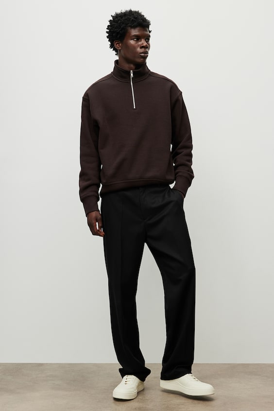 HM Sweatshirt mit Zipper in Loose Fit Bis zu 55% Rabatt