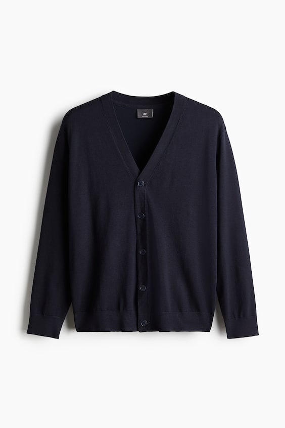 HM Feinstrick-Cardigan in Regular Fit Clearance-Verkauf