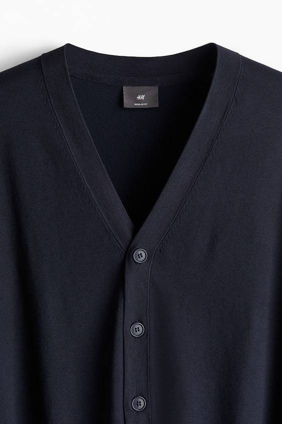 HM Feinstrick-Cardigan in Regular Fit Clearance-Verkauf