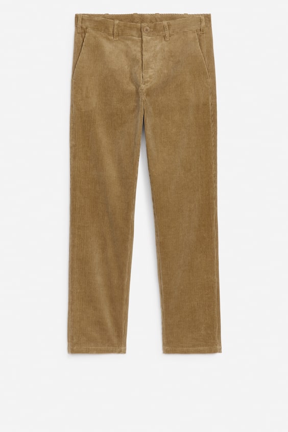 HM Gerade geschnittene Chinohose aus Cord Black Friday Preise
