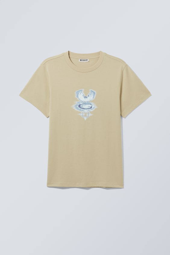 HM Kastiges T-Shirt mit Grafikprint zollfrei