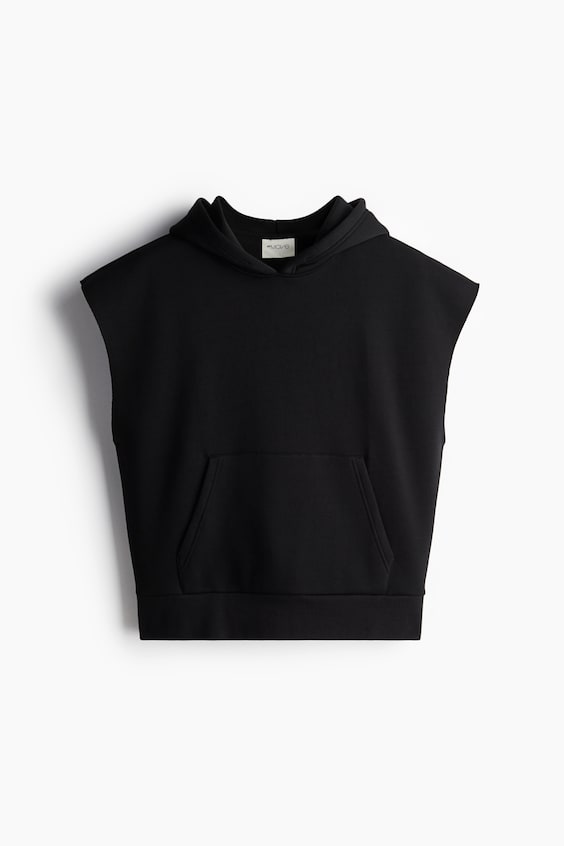 HM Ärmelloser Sport-Hoodie in Loose Fit Verkauf