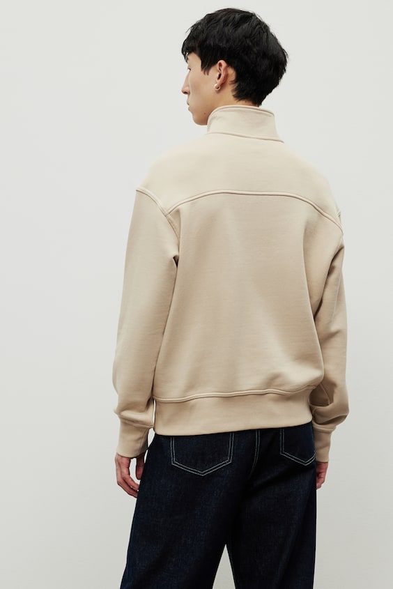 HM Sweatshirt mit Zipper in Loose Fit Fabrikpreis