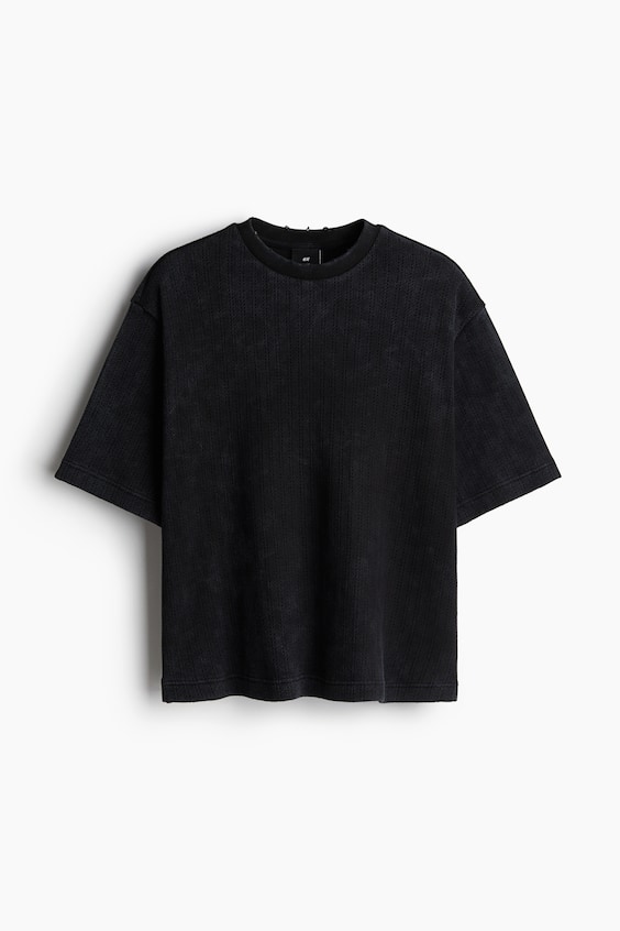 HM Kastiges T-Shirt aus Pointelle-Jersey Neuheiten