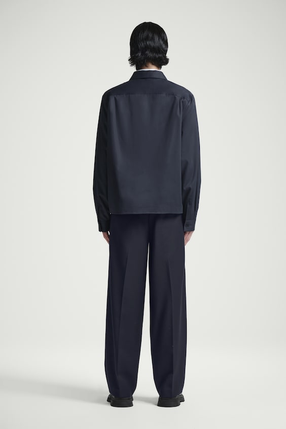 HM HEMDJACKE AUS TWILL MIT REISSVERSCHLUSS Letzte 3 Tage