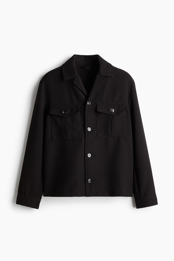 HM Twill-Shacket in Regular Fit Neueste Stile