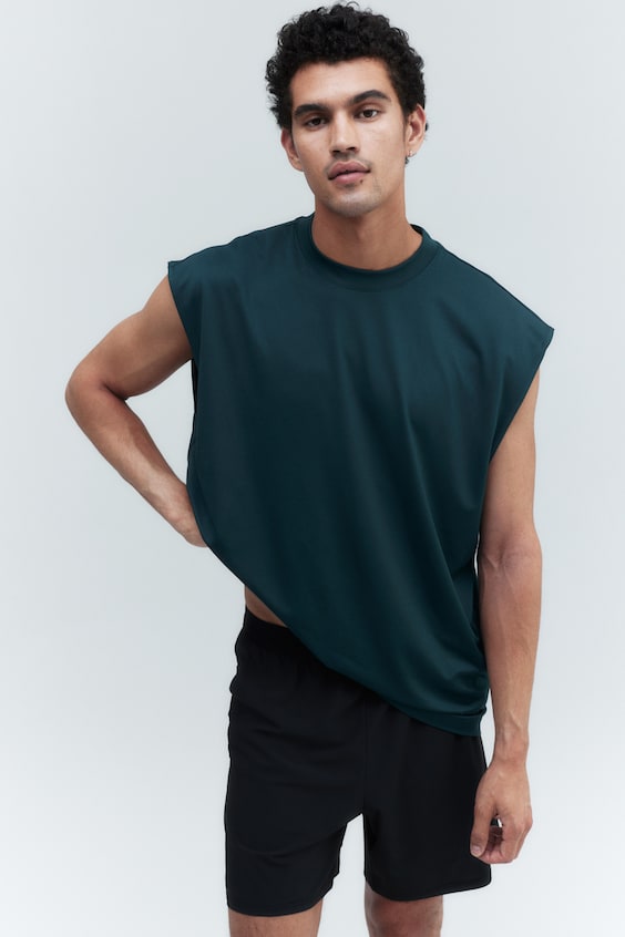 HM Loose Fit Sports vest top in DryMove™ Bis zu 65% Rabatt