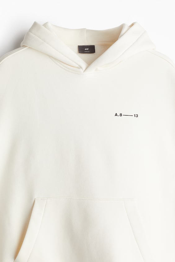 HM Bedruckter Hoodie in Oversized Fit Nur noch ein Tag übrig
