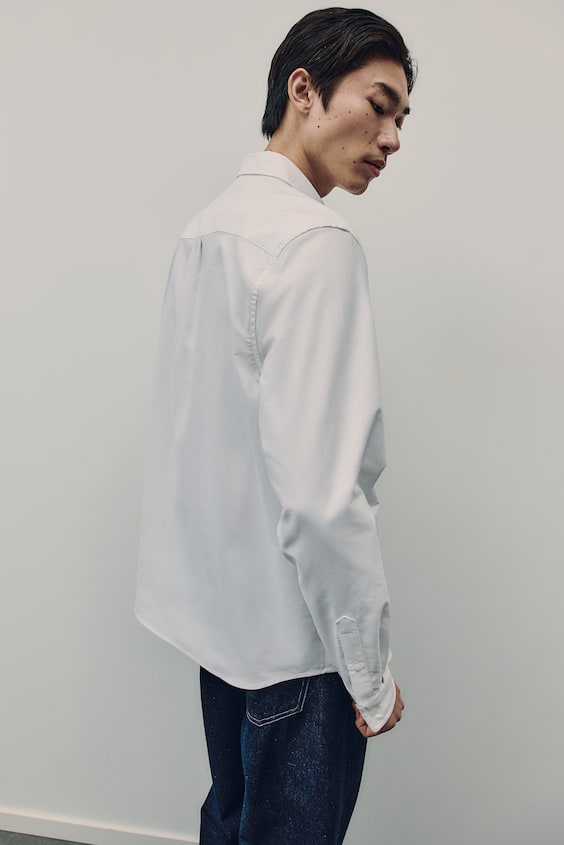 HM Oxfordhemd in Regular Fit Super Rabatt