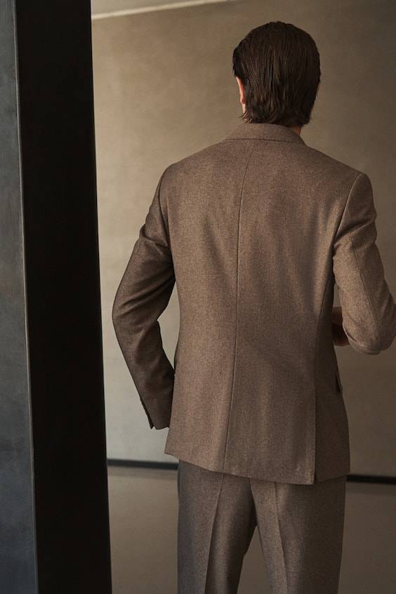 HM Jackett aus Wollmix in Regular Fit zollfrei