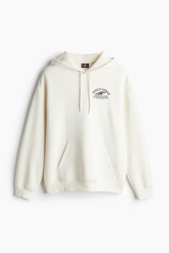 HM Bedruckter Hoodie in Oversized Fit 50% Rabatt für begrenzte Zeit