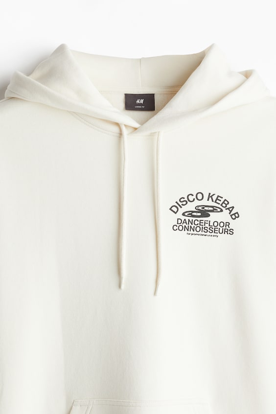 HM Bedruckter Hoodie in Oversized Fit 50% Rabatt für begrenzte Zeit