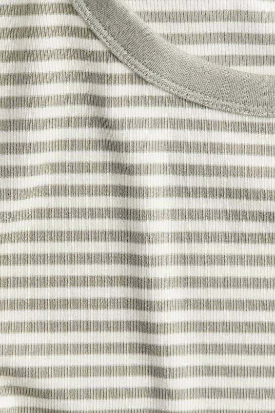 HM Geripptes Jerseyshirt Black Friday