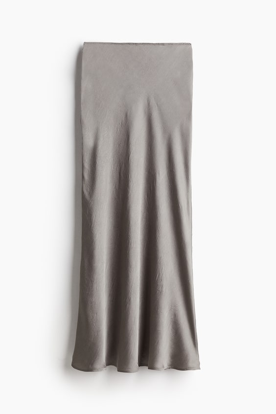 HM Maxirock aus gecrinkeltem Satin Zeitlich begrenztes Angebot