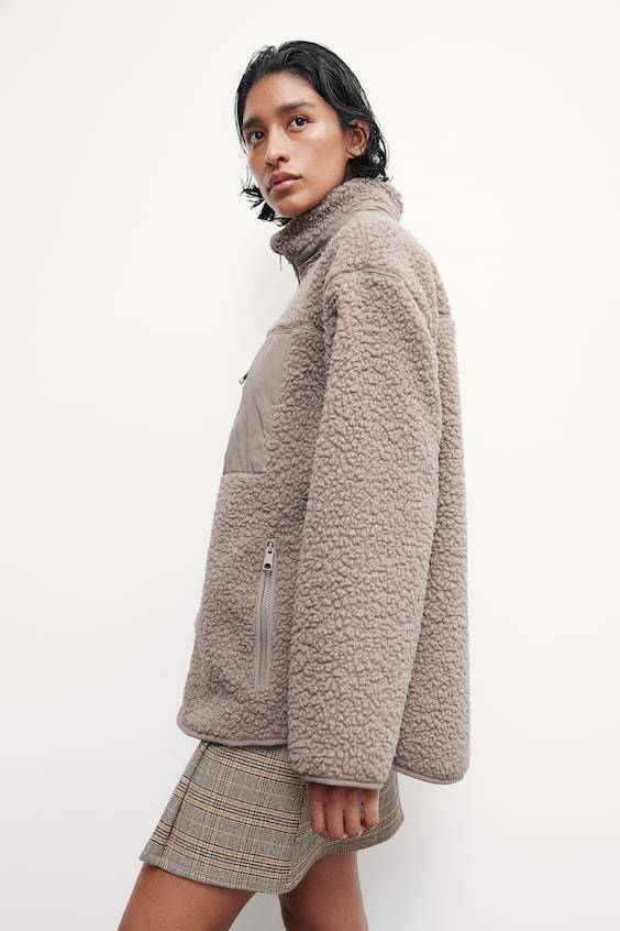 HM Jacke aus Teddyfleece Super Sparpreis
