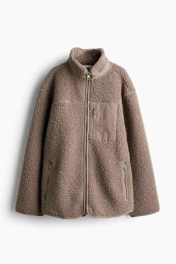 HM Jacke aus Teddyfleece Super Sparpreis
