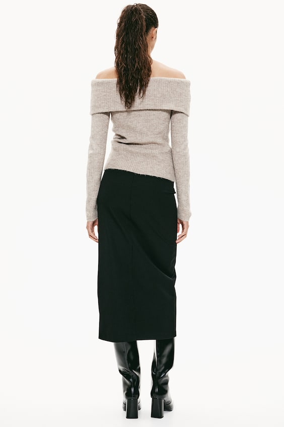 HM Schulterfreier Pullover Neueste Stile