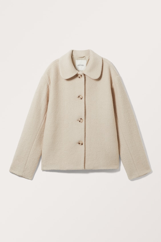 HM Einreihige Jacke aus Wollmischung Bis zu 65% Rabatt