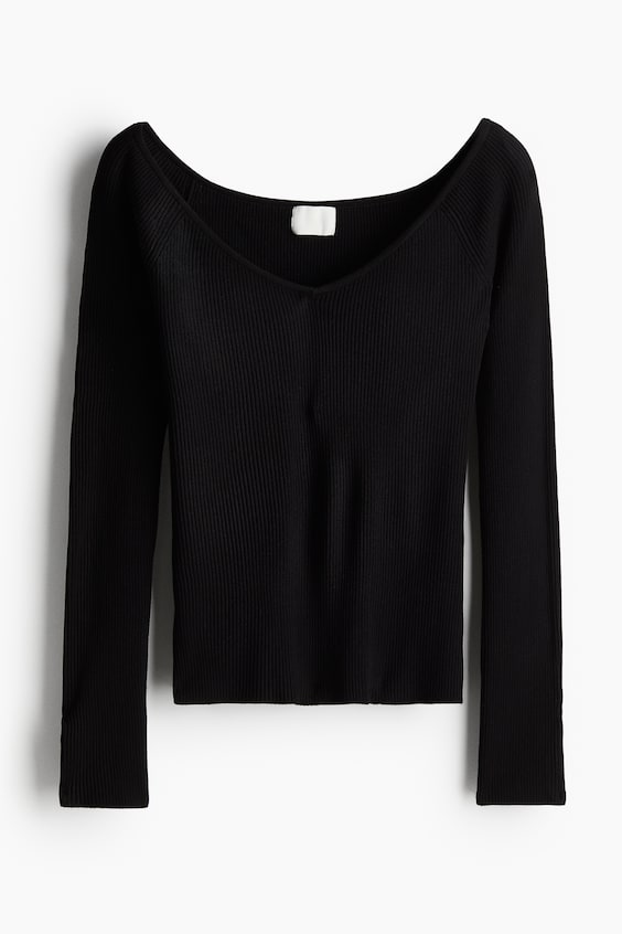 HM Off-Shoulder-Shirt Discount Store für neue Produkte