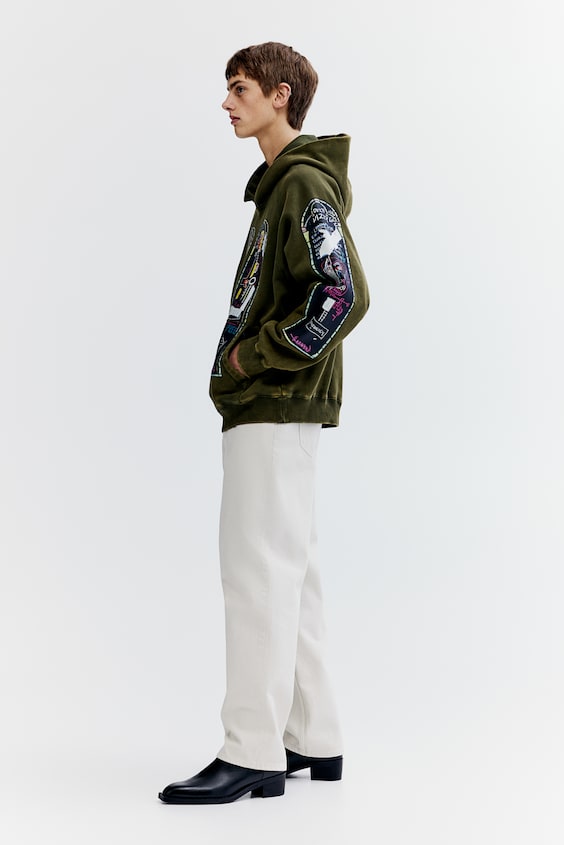 HM Baumwoll-Hoodie in Oversized Fit Fabrikladen