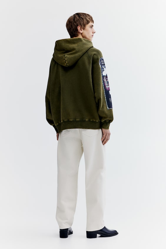 HM Baumwoll-Hoodie in Oversized Fit Fabrikladen