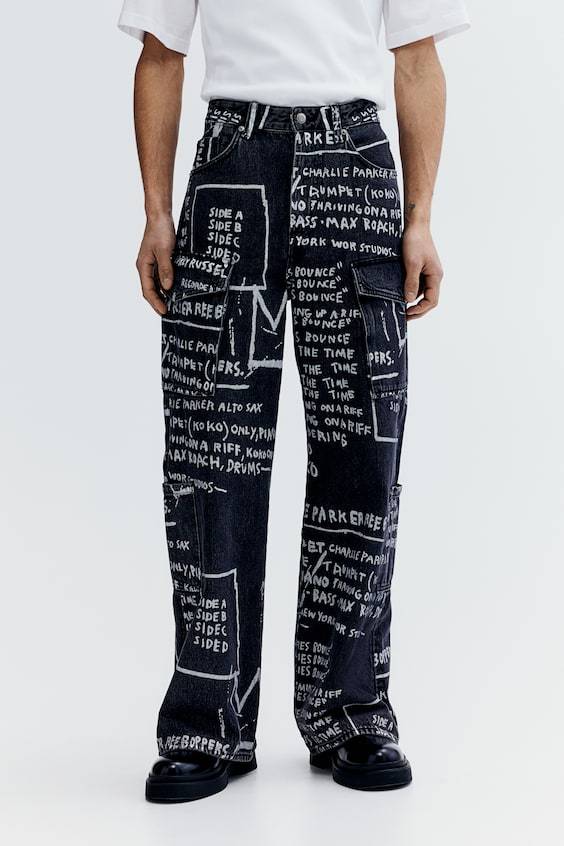 HM Bootcut Loose Cargo Jeans Meist gekauft