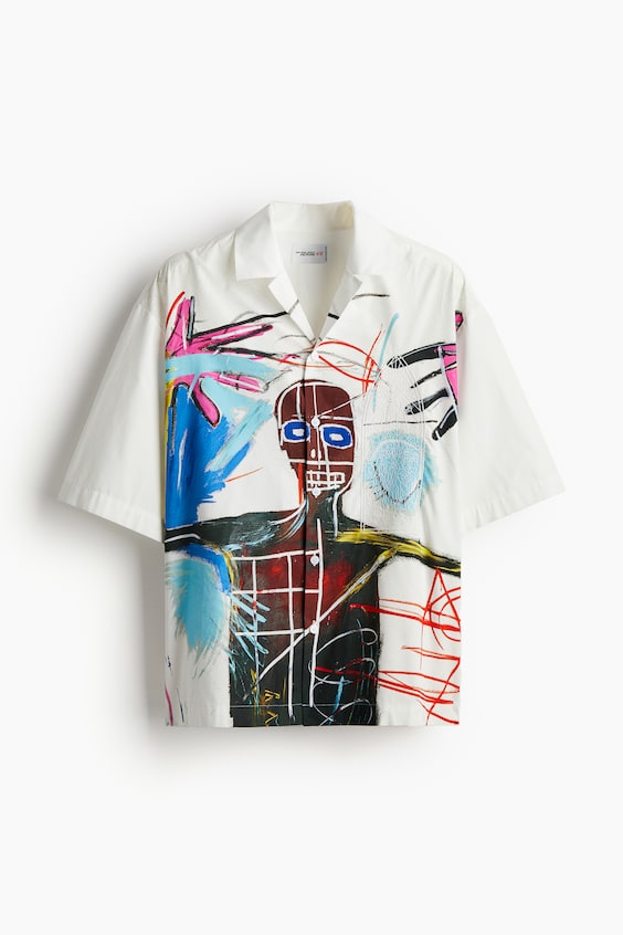 HM Freizeithemd aus Baumwolle in Loose Fit Flash Sale