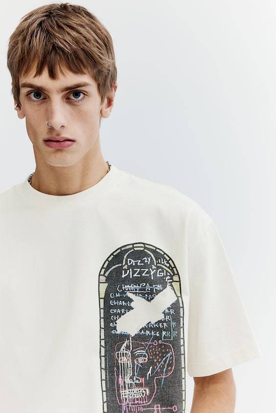 HM Baumwoll-T-Shirt in Relaxed Fit Online Shopping