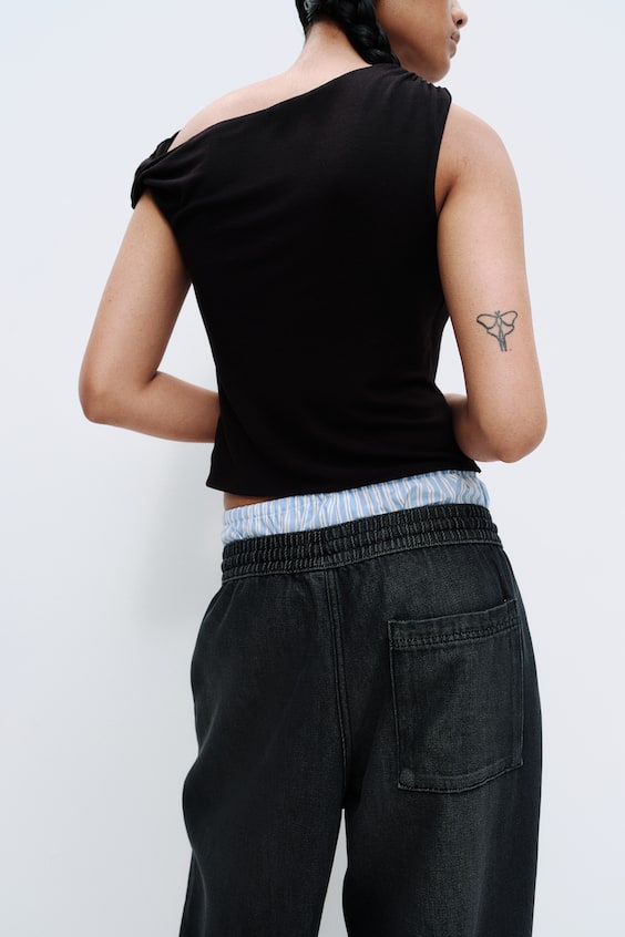 HM Schlupfhose aus Denim Exklusivangebot