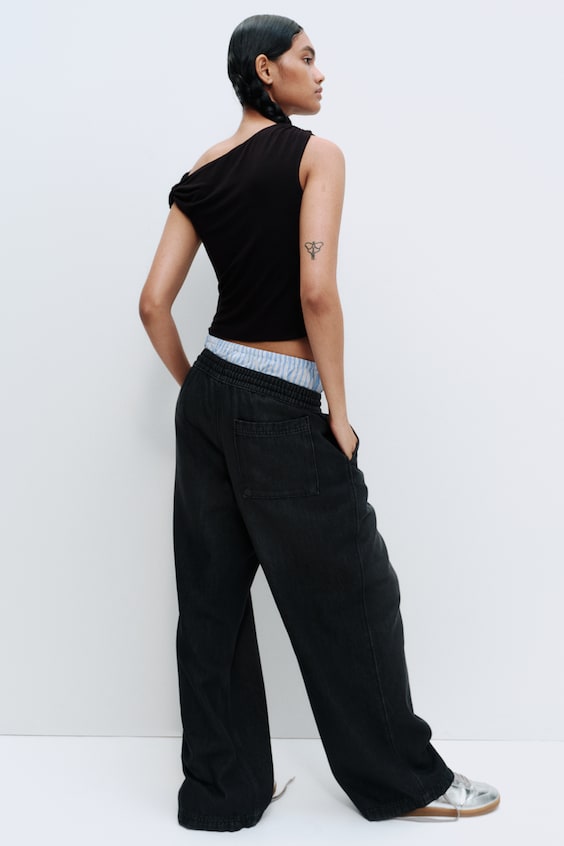 HM Schlupfhose aus Denim Exklusivangebot