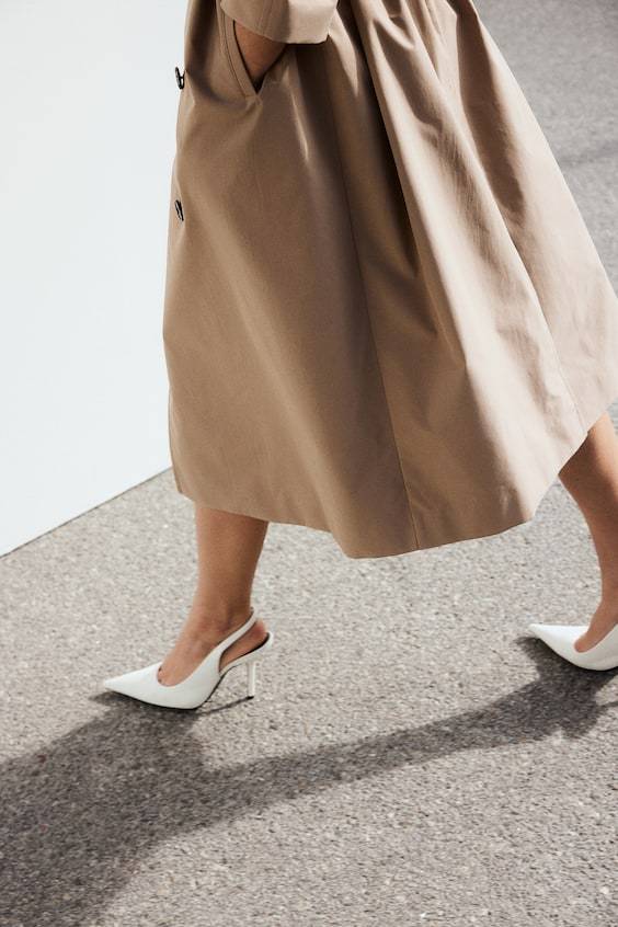 HM Zweireihiger Trenchcoat Preisnachlass