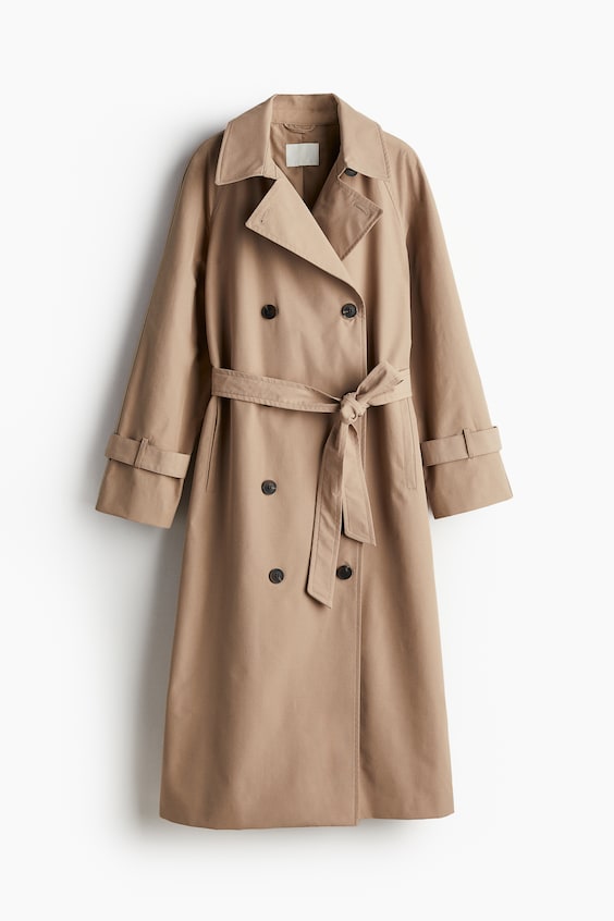 HM Zweireihiger Trenchcoat Preisnachlass