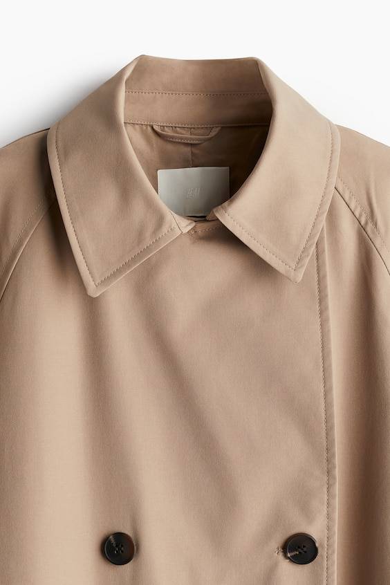HM Zweireihiger Trenchcoat Preisnachlass