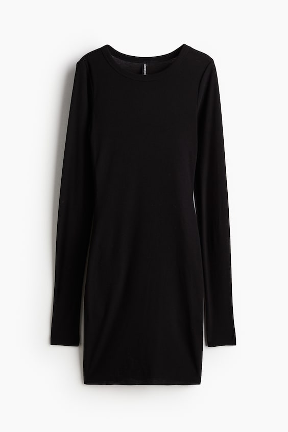 HM Geripptes Bodycon-Kleid Jubiläumsangebot
