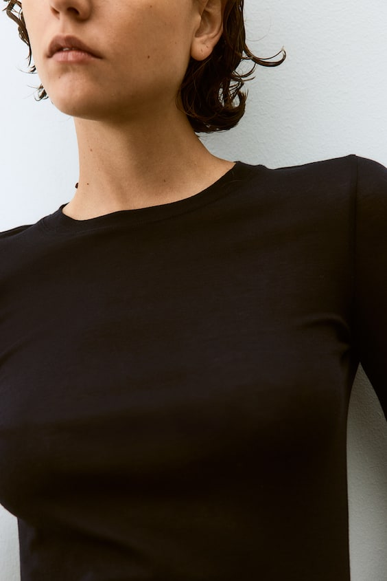 HM Jerseyshirt aus Pima-Baumwolle Kauf eins, bekomm eins gratis