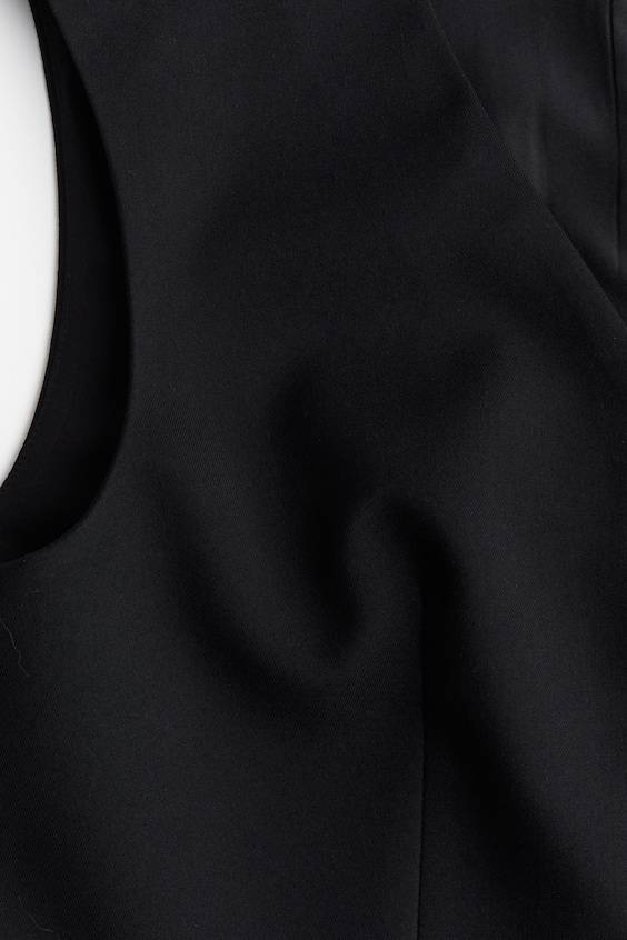HM Anzugweste aus Twill Tiefpreis